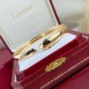 Retro Style Panthere de Cartier Bracelet Onyx and Tsavorite Garnets Yellow Gold/Rose Gold/White Gold B6067217 - Image 3