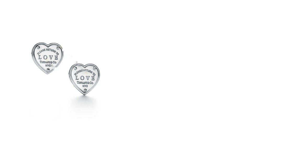Return To Tiffany Heart Love Earrings Diamonds Latest Design Fashion Girls USA - Image 2