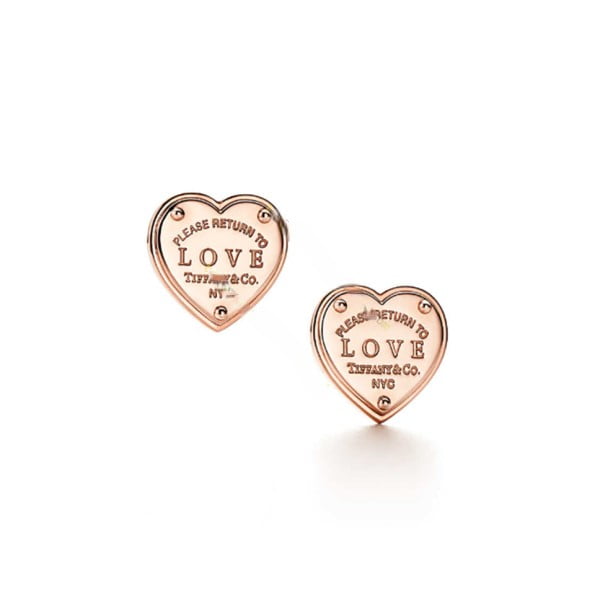 Return To Tiffany Heart Love Earrings Diamonds Latest Design Fashion Girls USA - Image 4