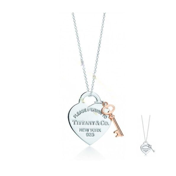 Return To Tiffany Heart Tag Key Pendant Chain Necklace Hot Sale Fashion Jewelry GRP06364/30971531