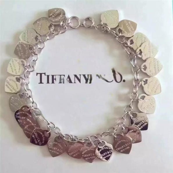 Return To Tiffany Multi–heart Tag Bracelet Sterling Silver USA Style Sale GRP08616 - Image 7