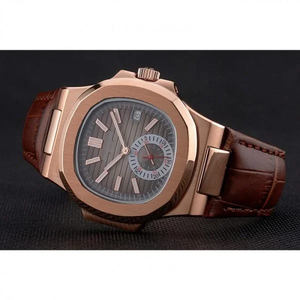 MEN PATEK PHILIPPE NAUTILUS SILVER DIAL - Image 5