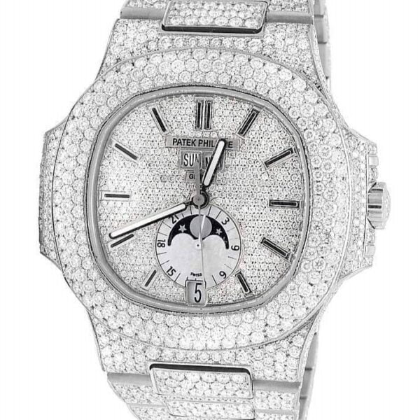 Nautilus Anual Calendar 5726 R8F SS & Diamonds Diamond Dial 324S