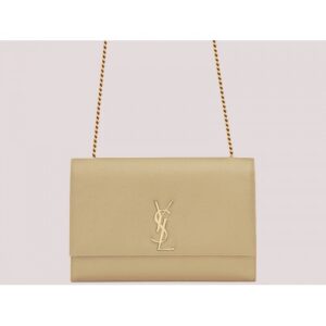 Saint Laurent Ysl Large Kate Chain Bag Apricot H-yslshsg073330md