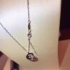 Tiffany 1837 Copy Double Interlocking Drop Pendant Necklace Latest Design Women 37359572 - Image 4