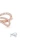 Tiffany Bow Ring Rose Gold & Silver Newest Design Diamonds Birthday Gift GRP08657/GRP08656 - Image 2