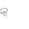 Tiffany Bow Ring Rose Gold & Silver Newest Design Diamonds Birthday Gift GRP08657/GRP08656 - Image 3