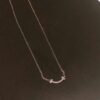 Tiffany & Co T Smile Imitation Diamonds Pendant Necklace Silver Pink/Yellow Gold Best Review Women US 62617691/62617780/62617802 - Image 9