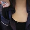 Tiffany & Co T Smile Imitation Diamonds Pendant Necklace Silver Pink/Yellow Gold Best Review Women US 62617691/62617780/62617802 - Image 8