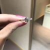 Tiffany Ring Round Diamond Dupe Narrow Design Timeless Jewelry Women Engegement Gift - Image 8