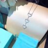 Tiffany Three Interlocking Hearts Pendant Necklace Women Jewelry For Sale Valentine Gift - Image 8