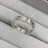 Top Sale Cartier Love Ring 18K White Gold Ring With 8 Diamonds B4050600 Online - Image 2