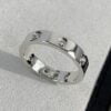 Top Sale Cartier Love Ring 18K White Gold Ring With 8 Diamonds B4050600 Online - Image 3