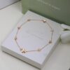 Van Cleef Arpels Frivole Necklace 9 Flowers with Diamonds Yellow Gold/White Gold/Rose Gold - Image 7