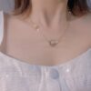 Van Cleef Arpels Frivole Necklace 9 Flowers with Diamonds Yellow Gold/White Gold/Rose Gold - Image 8