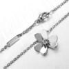 Van Cleef Arpels Frivole Necklace White Gold With Round Diamonds - Image 3
