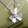 Van Cleef Arpels Frivole Necklace White Gold With Round Diamonds - Image 2
