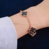 Van Cleef Arpels Magic Alhambra Bracelet 5 Motifs Gray Mother-of-pearl Rose Gold - Image 7