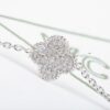 Van Cleef Arpels Magic Alhambra Bracelet 5 Motifs White Gold with Diamonds - Image 5