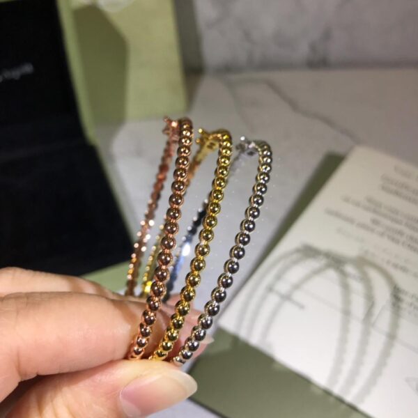Van Cleef & Arpels Perlee Pearls of Gold Bracelet 3 Colors - Image 3