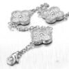 Van Cleef & Arpels Vintage Alhambra Necklace White Gold 10 Motifs - Image 2