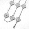 Van Cleef & Arpels Vintage Alhambra Necklace White Gold 10 Motifs - Image 3