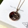Van Cleef Arpels Zodiaque Long Necklace Sagittarii (Sagittarius) Rose Gold Pietersite - Image 3
