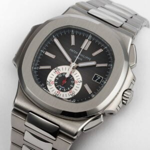 Nautilus Chrono 5980 3KF V2 SS Black Dial CH28-520C