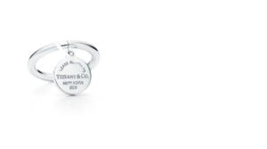 Wholesale Return To Tiffany Round Tag Pendant Sterling Silver Ring Fashion Design GRP08669