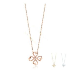 Wholesale Tiffany & Co. Paloma Picasso Loving Heart Pendant Sterling Silver Chain Necklace 34506116/34506124