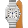 Cartier Santos de Cartier Men Automatic Silver Stainless Steel Watch WSSA0018 - Image 3