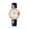 Cartier Ballon Bleu de Cartier Women Automatic Mother of Pearl Alligator Watch WGBB0052
