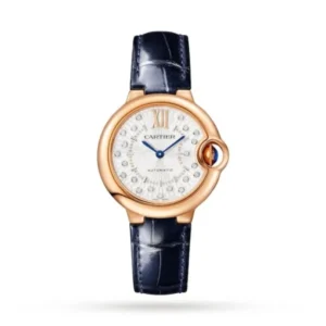 Cartier Ballon Bleu de Cartier Women Automatic Mother of Pearl Alligator Watch WGBB0052