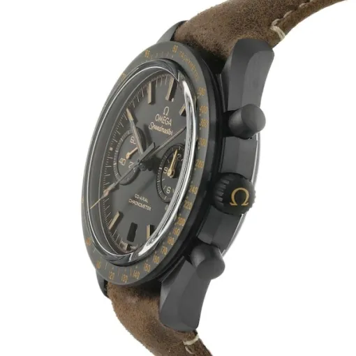 Omega Speedmaster Men Automatic Black Leather Watch O31192445101006 - Image 2