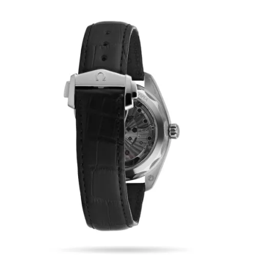Omega Seamaster Aqua Terra Men Automatic Black Leather Watch O22013412101001 - Image 3
