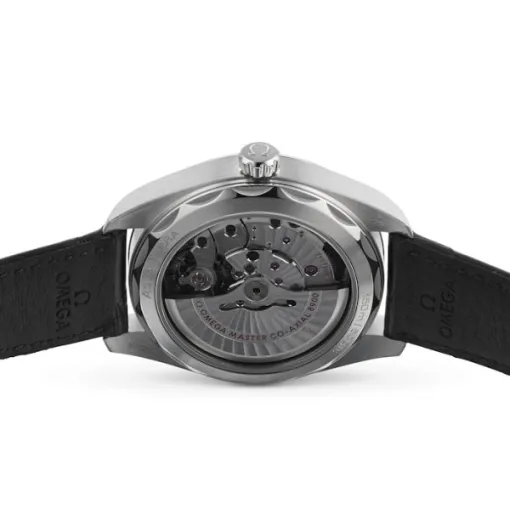 Omega Seamaster Aqua Terra Men Automatic Black Leather Watch O22013412101001 - Image 4