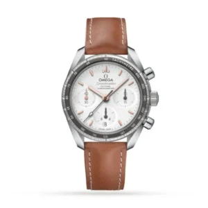 Omega Speedmaster Unisex Automatic Silver Leather Watch O32432385002001