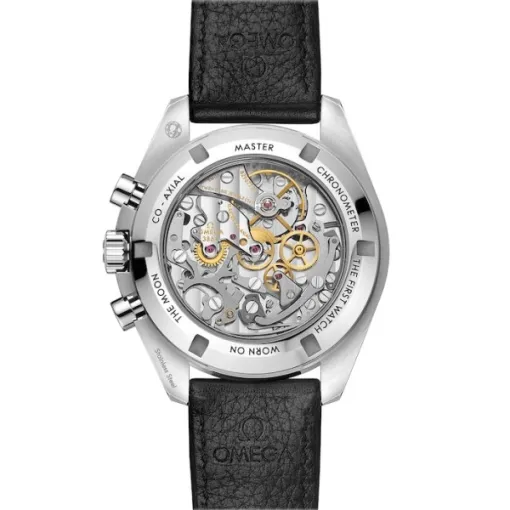 Omega Speedmaster Men Automatic Black Leather Watch O31032425001002 - Image 2