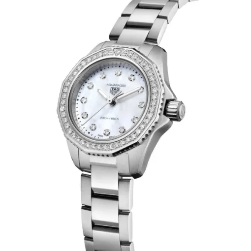 TAG Heuer Aquaracer Women Quartz White Stainless Steel Watch WBP1417.BA0622 - Image 2