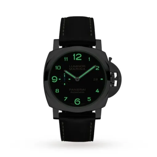Panerai Luminor Men Automatic Black Calf Watch PAM01359 - Image 3