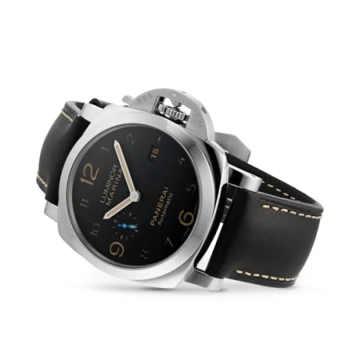 Panerai Luminor Men Automatic Black Calf Watch PAM01359 - Image 4