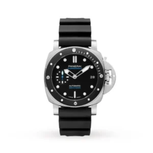 Panerai Submersible Men Automatic Black Rubber Watch PAM00683