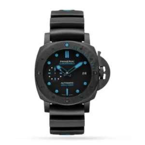 Panerai Submersible Men Automatic Black Rubber Watch PAM00960