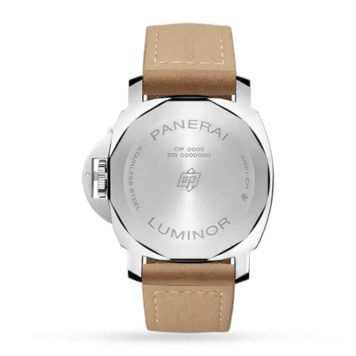 Panerai Luminor Men Automatic Black Calf Watch PAM01086 - Image 2