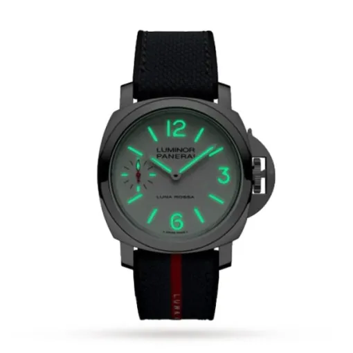 Panerai Luminor Men Automatic White Fabric Watch PAM01342 - Image 2