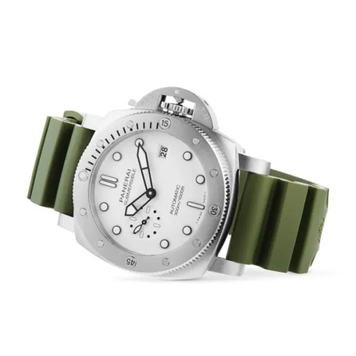 Panerai Submersible Men Automatic White Rubber Watch PAM01226 - Image 3
