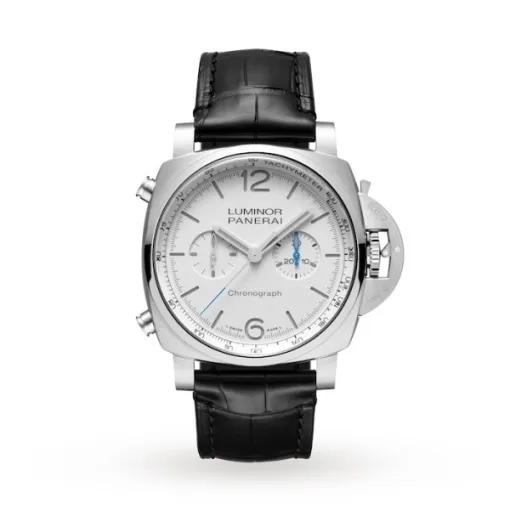 Panerai Luminor Men Automatic White Alligator Watch PAM01218