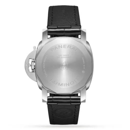 Panerai Luminor Men Automatic White Alligator Watch PAM01271 - Image 2