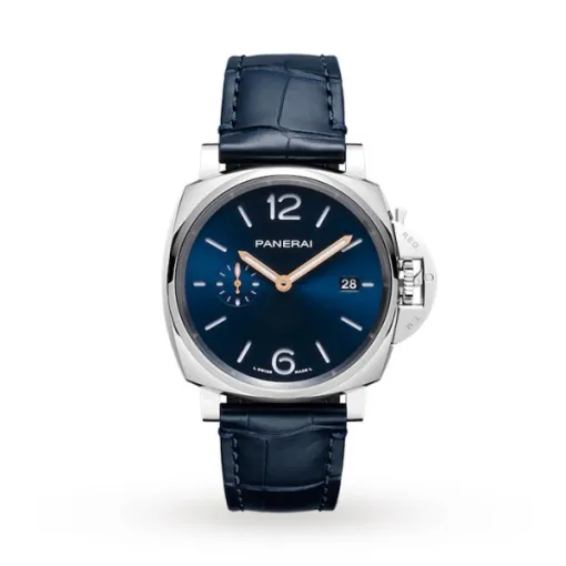 Panerai Luminor Due Men Automatic Blue Alligator Watch PAM01274
