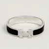 Hermes Fake Bracelet, Clic H bracelet Dupe, Black Enamel, Three Color - Image 9